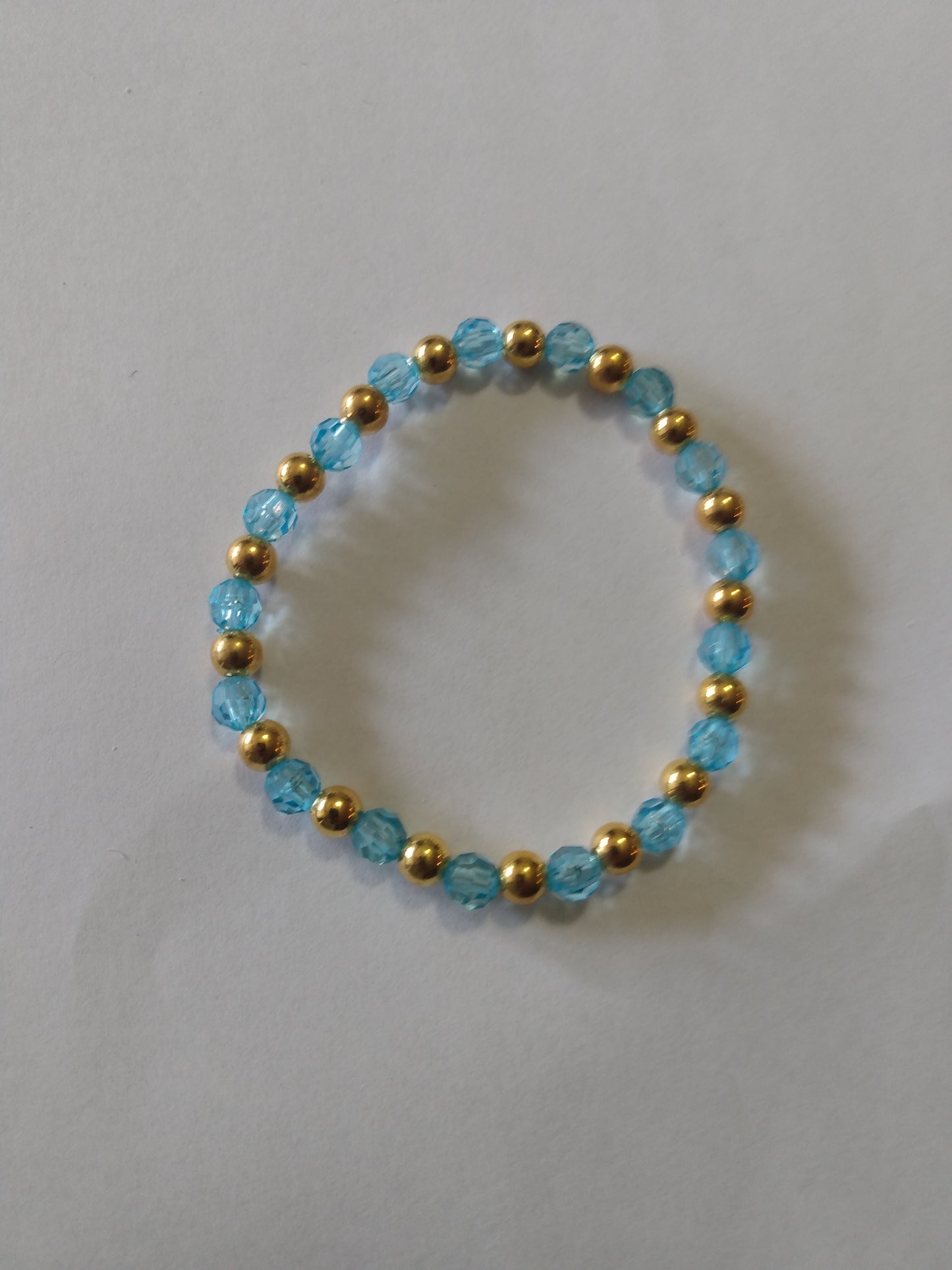 Sophisticated Blue and Gold bracelet