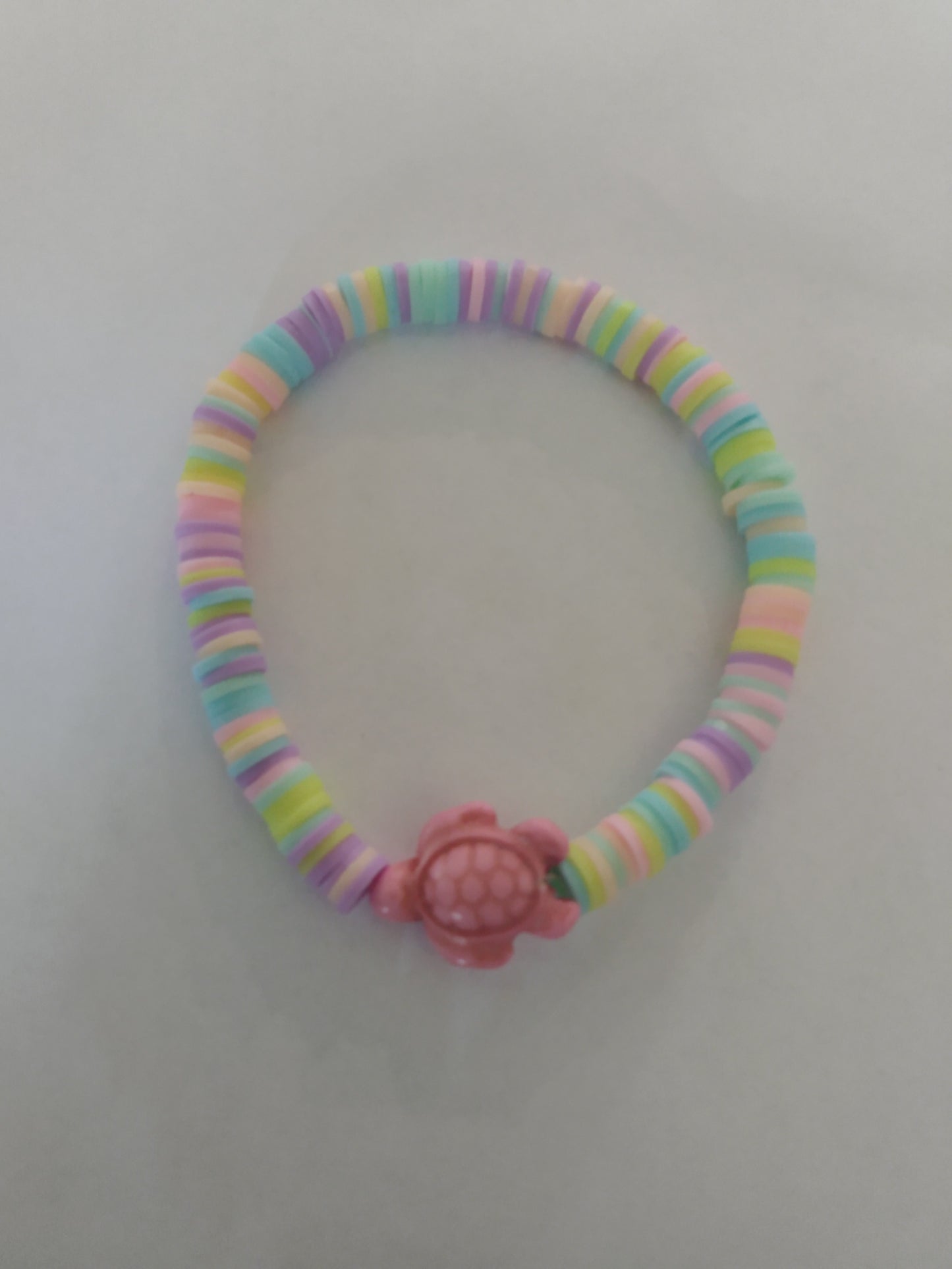 Springtime Pastel Turtle bracelet 🐢