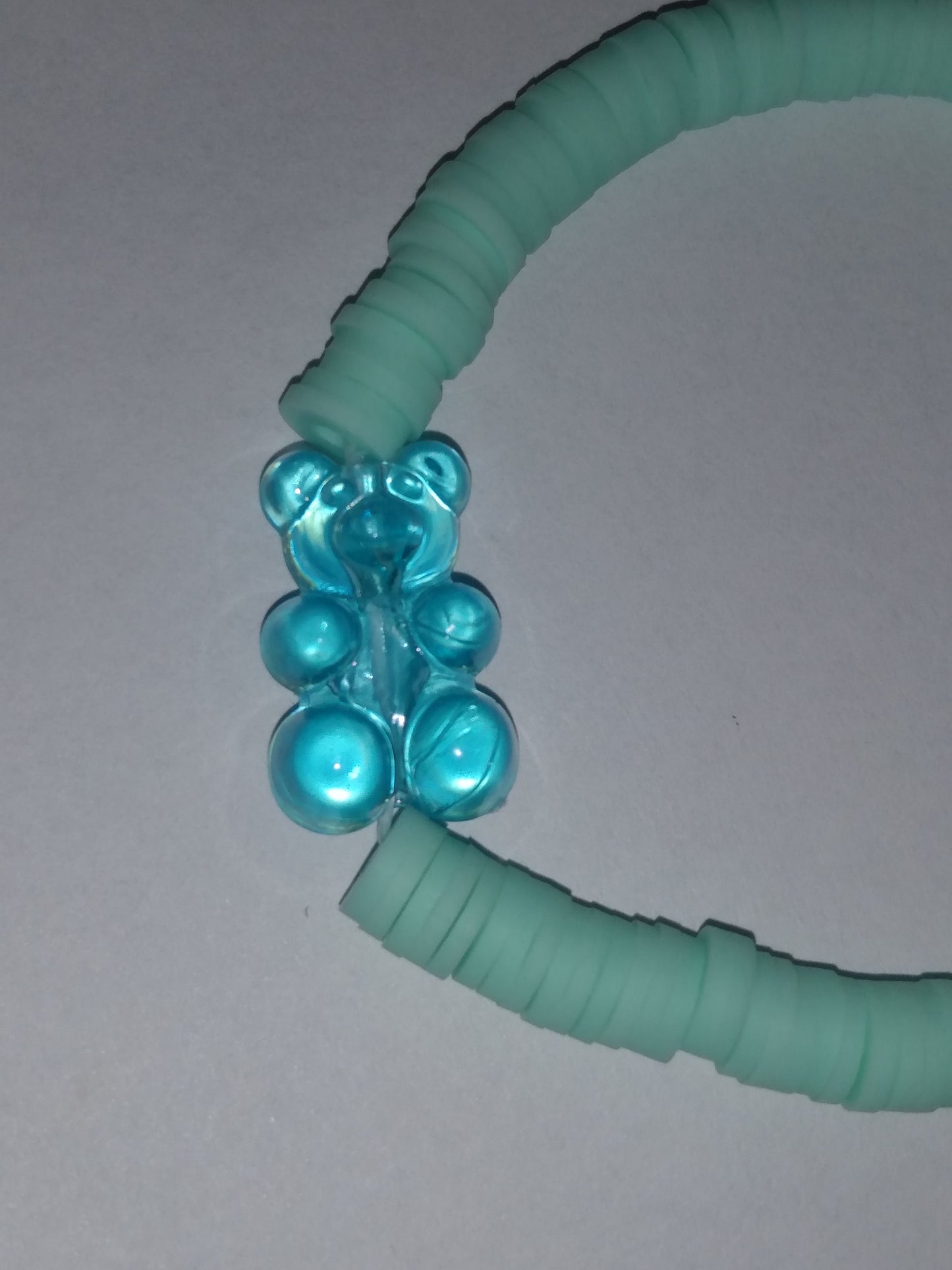 Blue Dyed Gummi bracelet