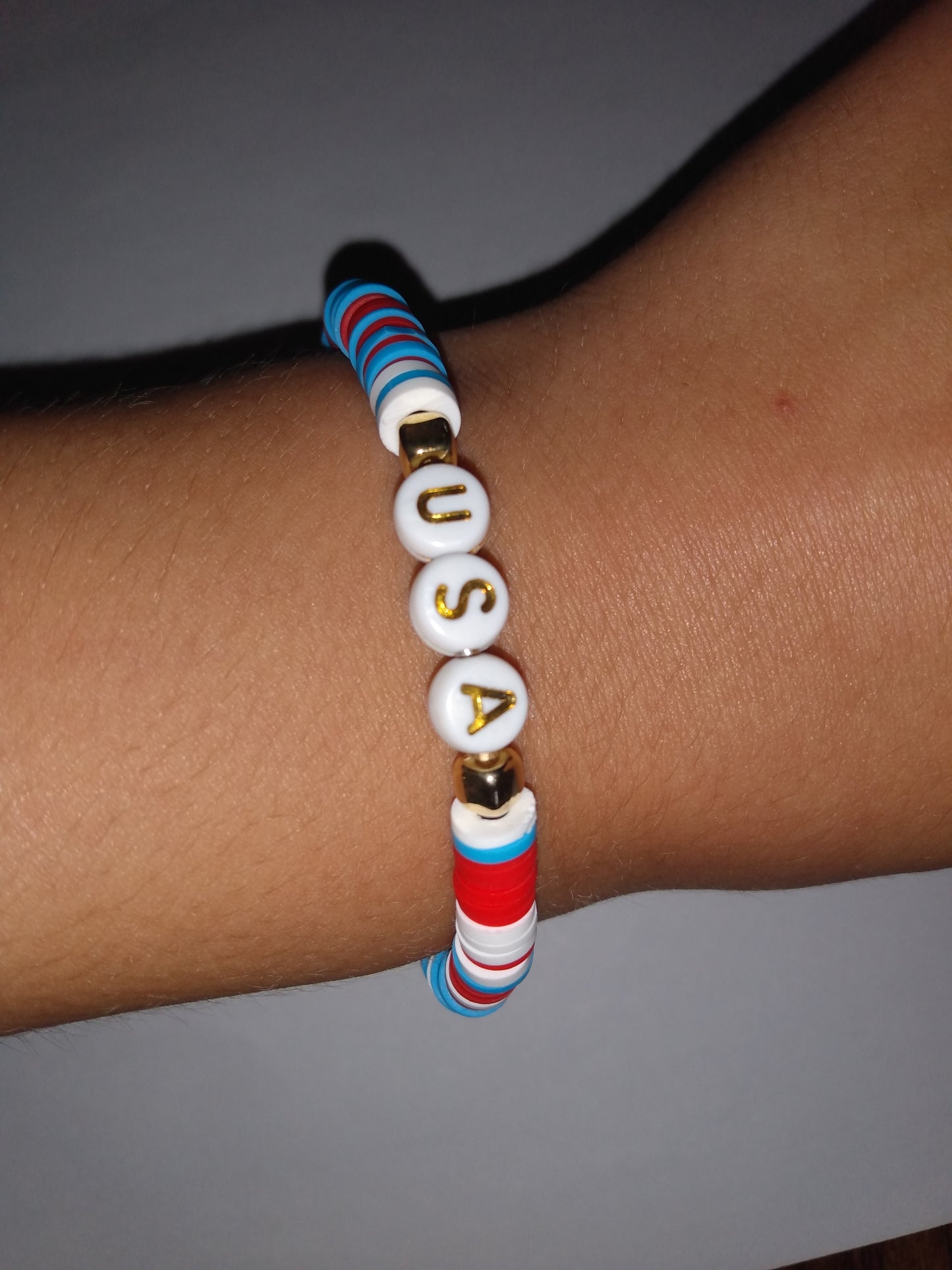 USA necklace and bracelet set