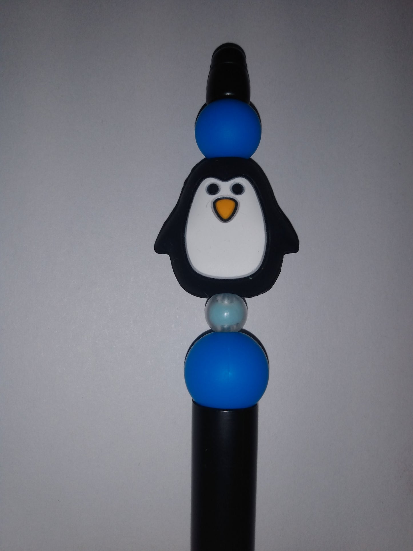 Beaded pen: Penguin Ice Float
