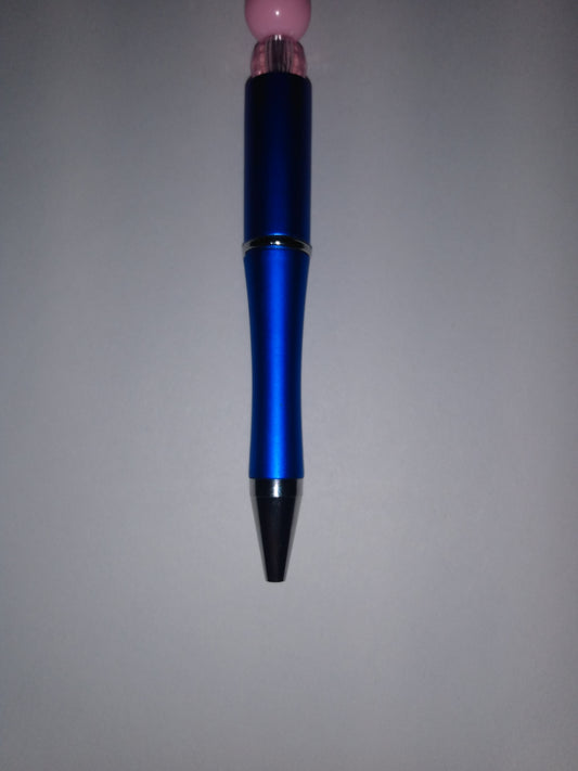 Beaded pen: Pink Star in the Sky