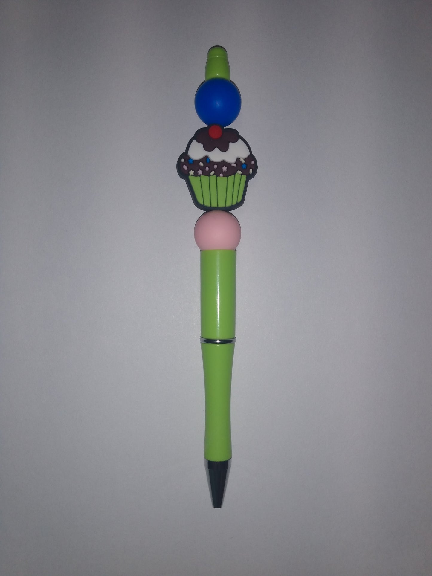 Beaded pen: Chocolate Cupcake