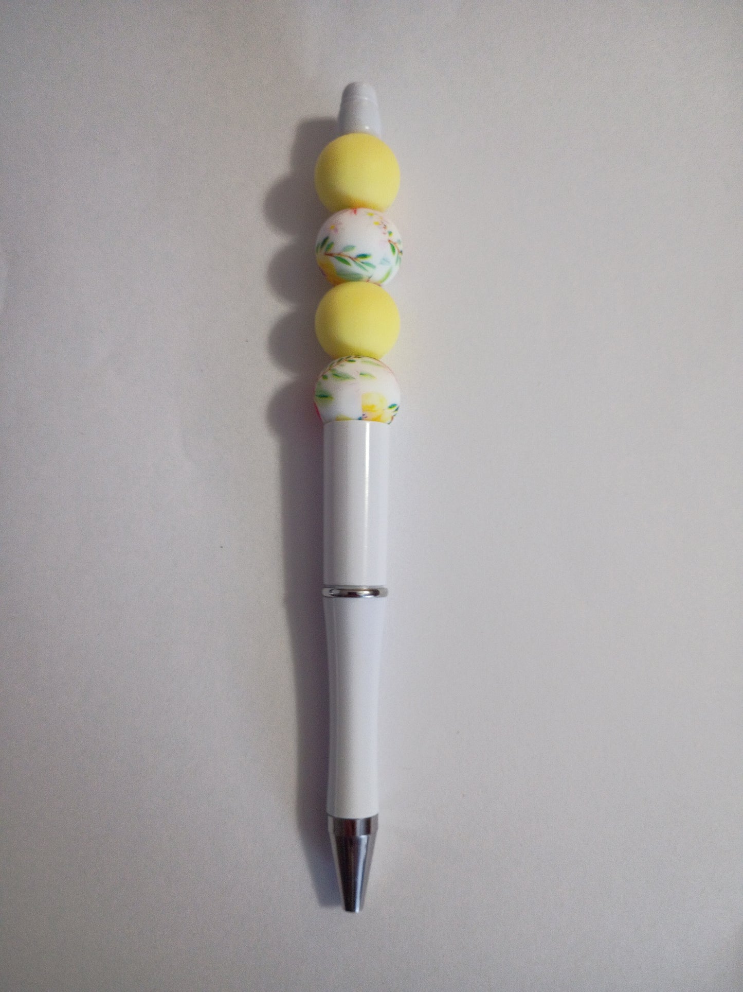 Beaded pen: Spring Fling