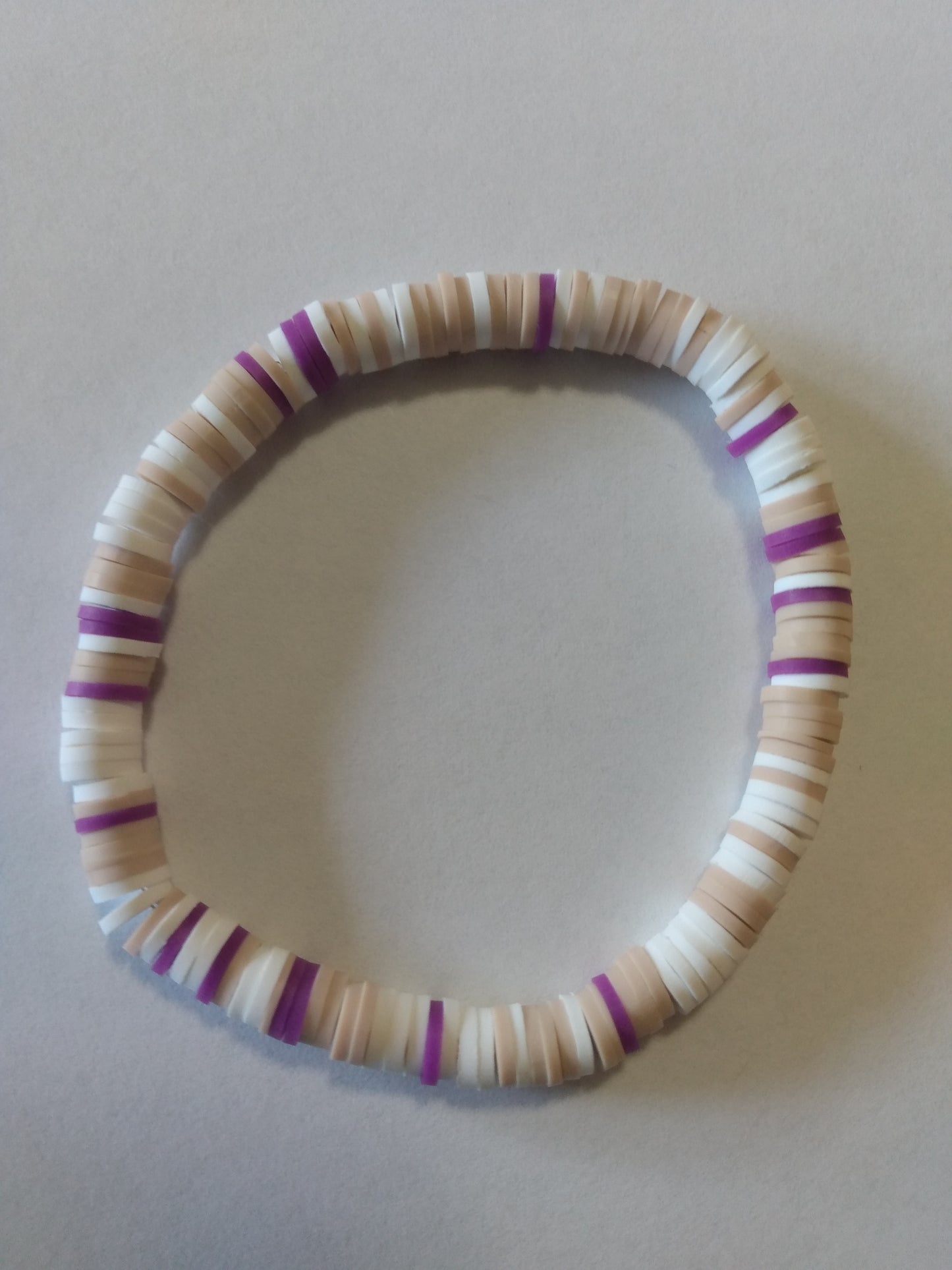 Neutral with a hint of Purple bracelet