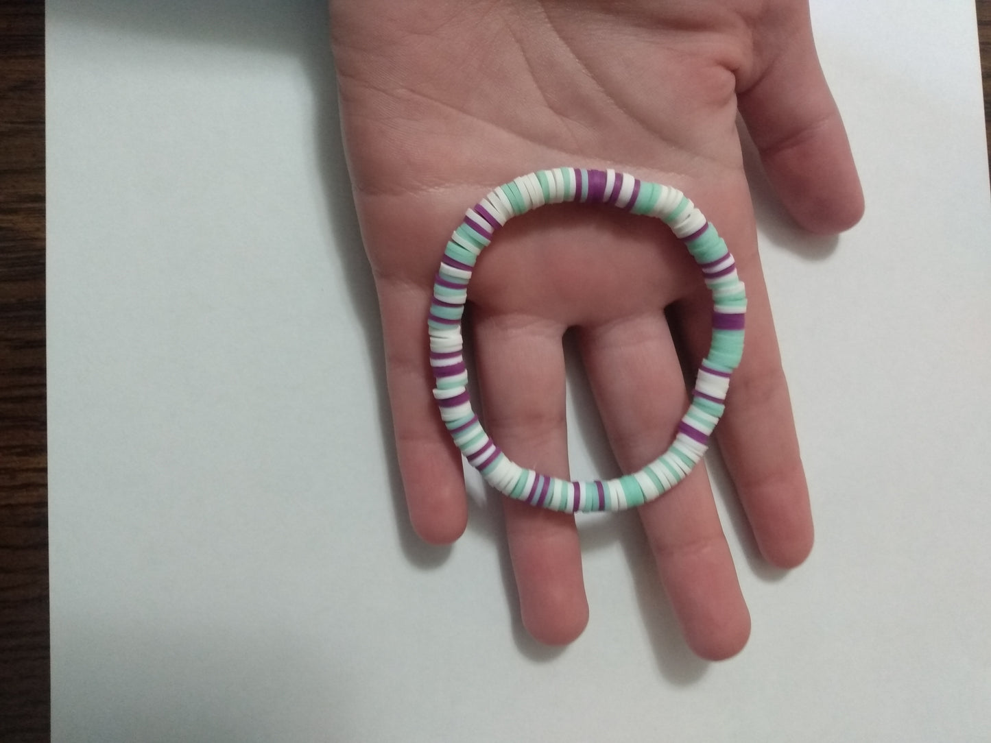 Neutral with a hint of Purple bracelet