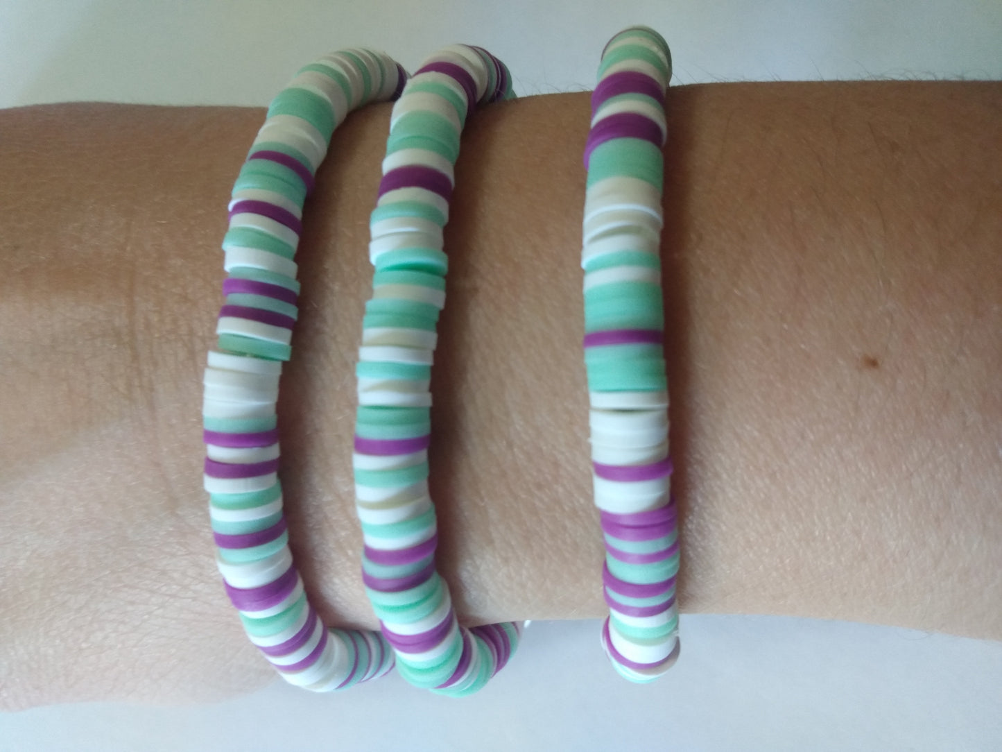 Mint + Berry Milkshake bracelet