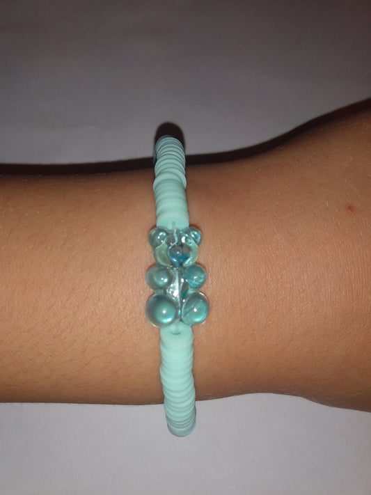 Blue Dyed Gummi bracelet