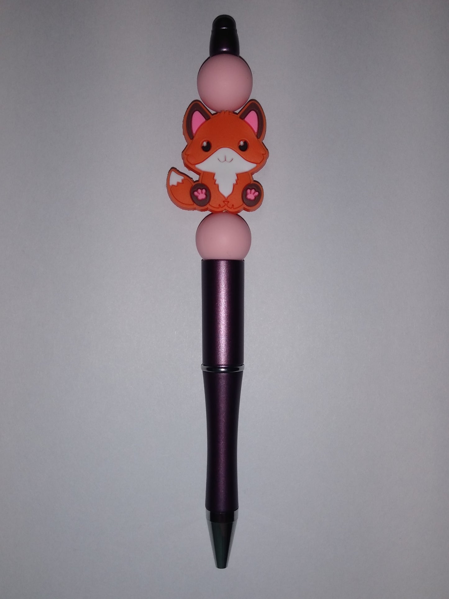 Beaded pen: Fluffy Fox