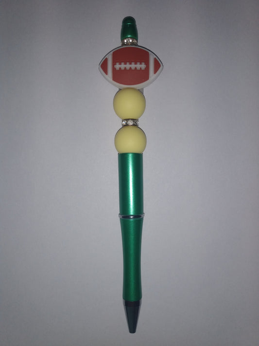 Beaded pen: Football Field