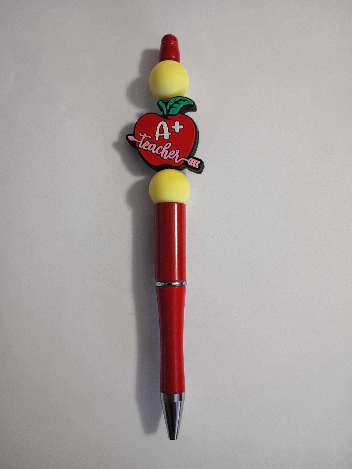 Beaded pen: Teacher's A+