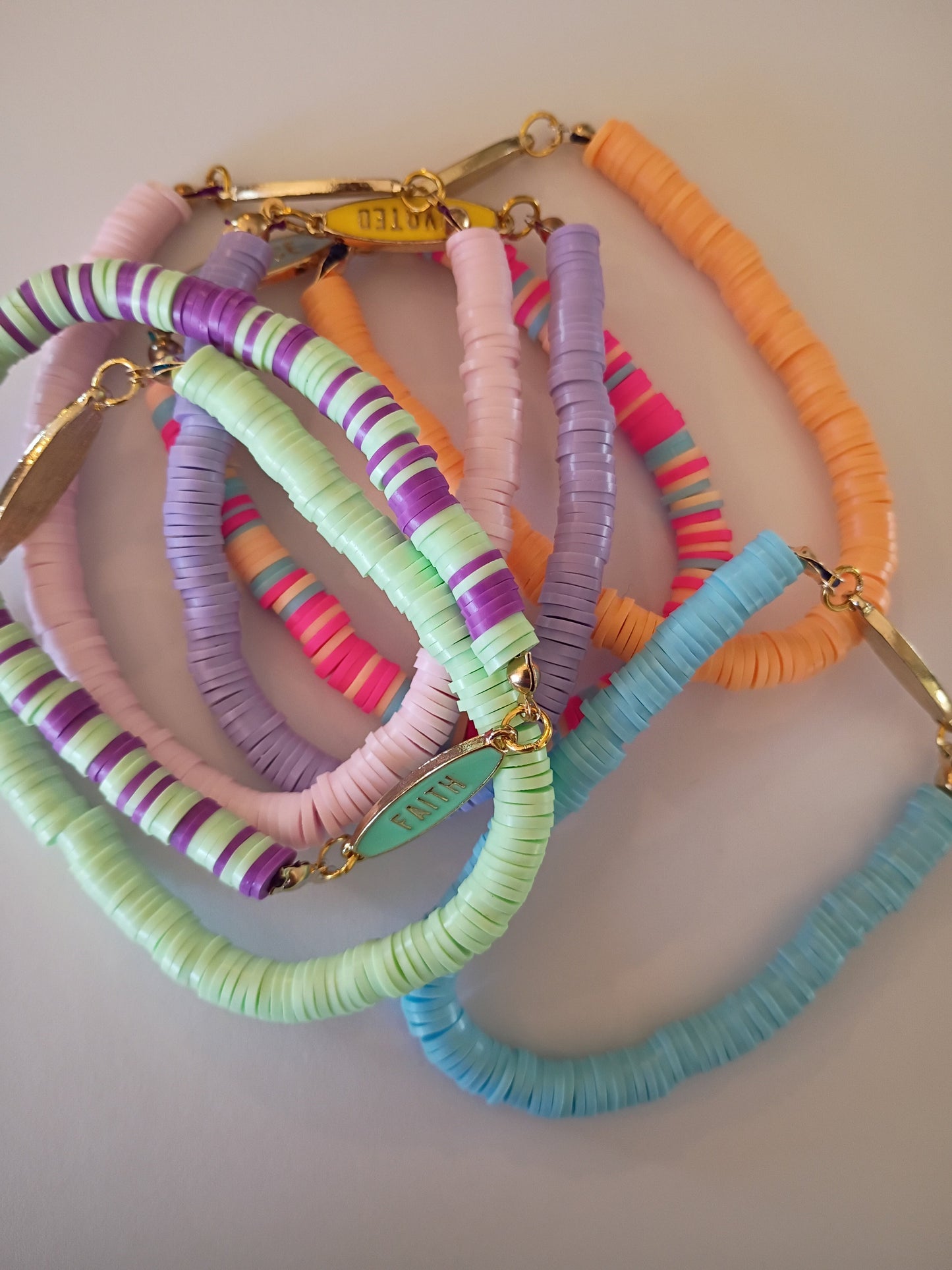 Easter Positive Sayings mystery bracelet